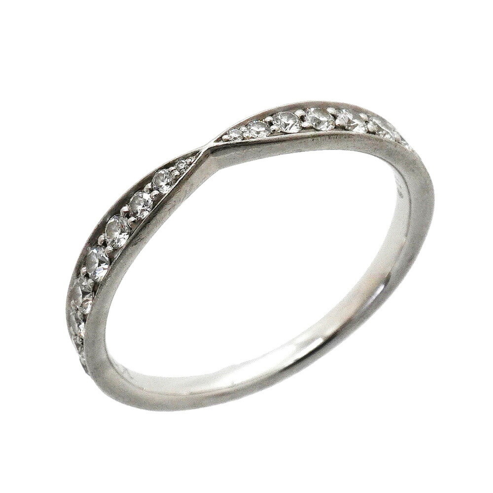 TIFFANY & CO. Silver Diamond Ring